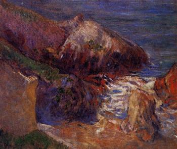 Paul Gauguin : Rocks on the Coast